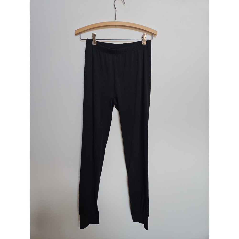 Womens L REI Polyester Black Leggings Thermal Baselayer Ultralight Hiking UPF 50